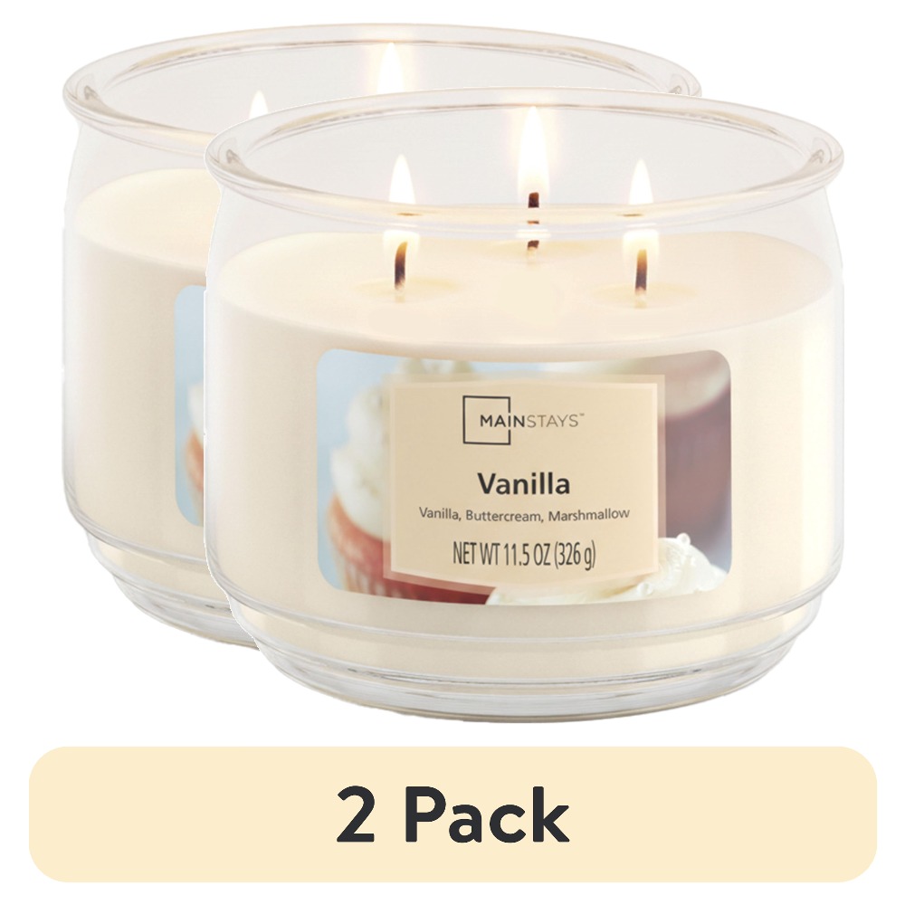 Home Fragrance Vanilla Scented Candle - Набор из 2 больших ароматических свечей