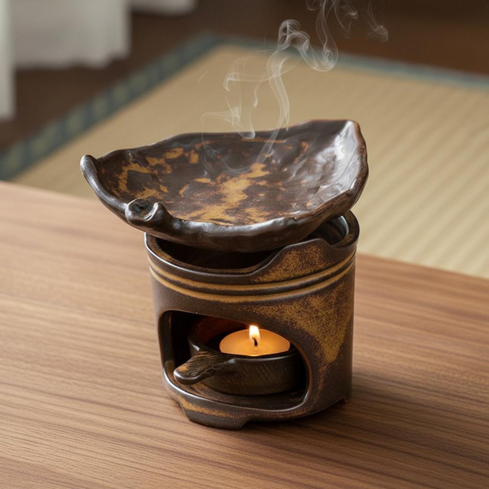 Ceramic Oil Burner - Керамическая аромалампа для чая с дизайном
