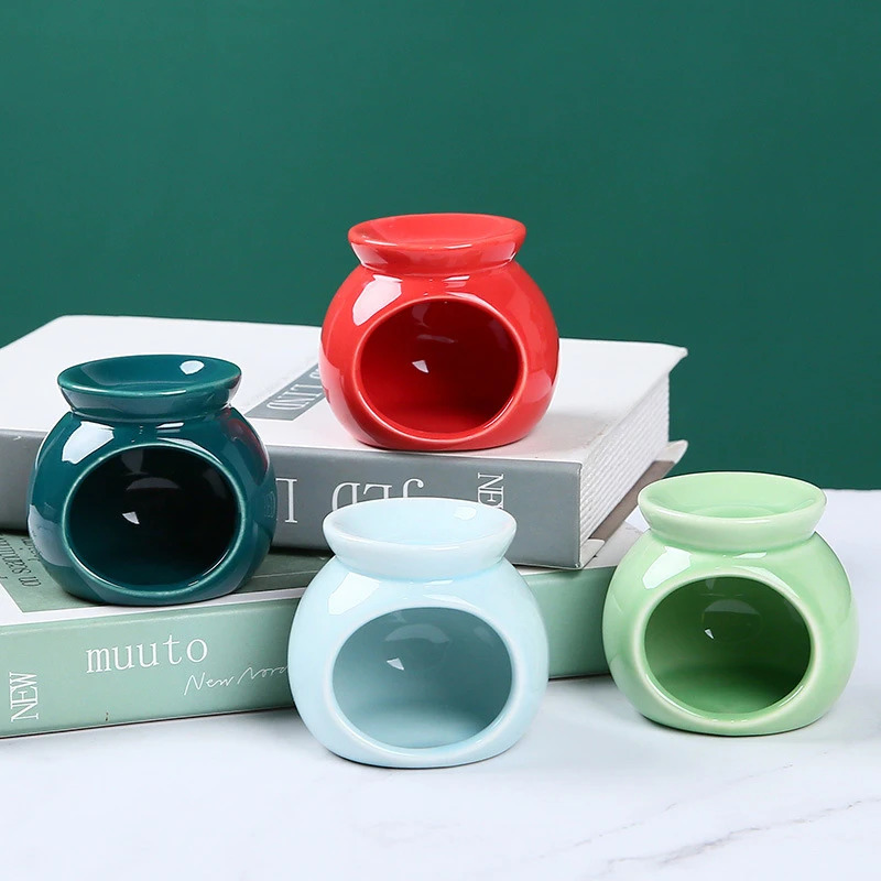 Ceramic Oil Burner - Фарфоровая аромалампа-подсвечник для эфирных масел, миниатюрная,