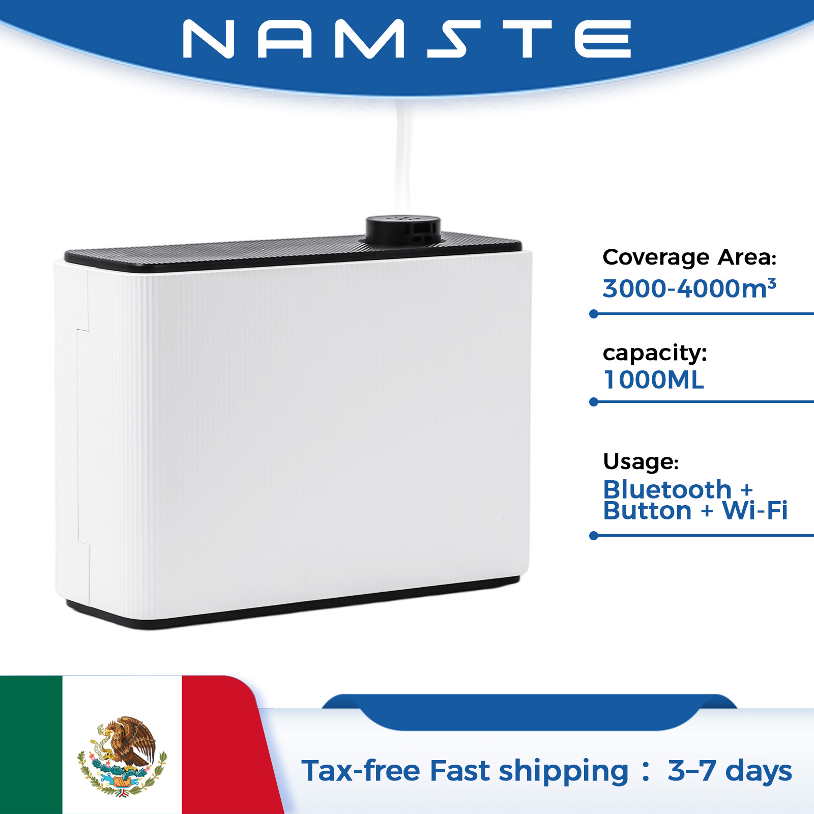 Home Fragrance And Diffuser - Аромадиффузор NAMSTE 1000 мл: Умная машина