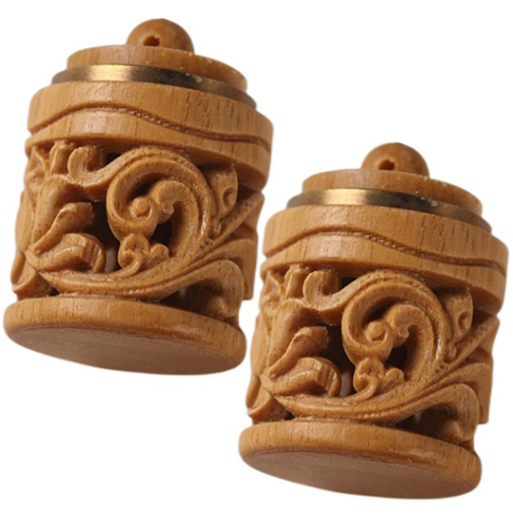 Aroma Bead Sachet - 2 шт. резных деревянных ароматических бусин-саше,