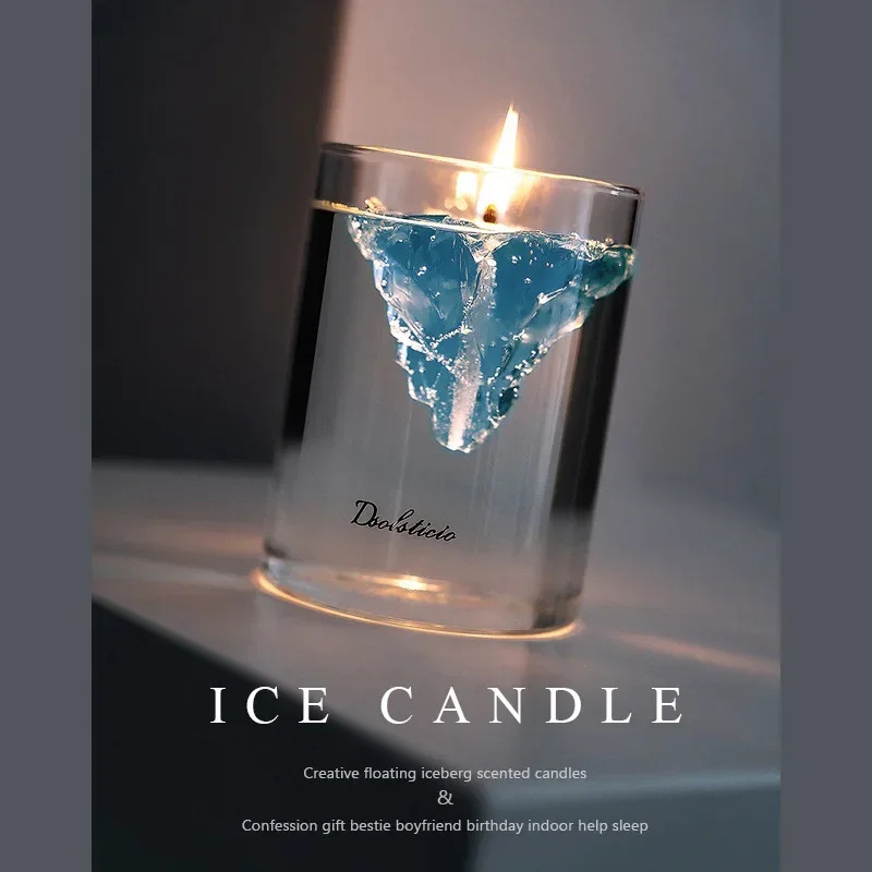 Home Fragrance Gel - Плавающие свечи айсберга, желейные восковые свечи