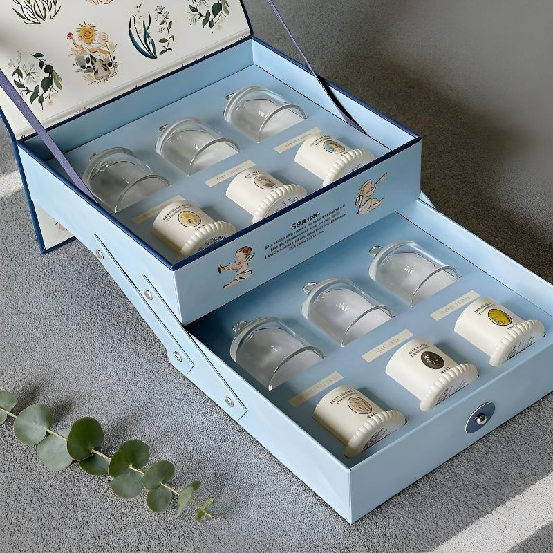 Home Fragrance Gel - Подарочный набор с ароматическими свечами и