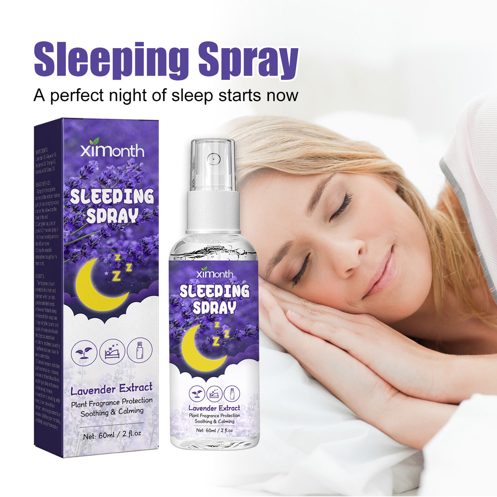 Спрей для сна с лавандой 60 мл – обзор и цена Lavender Pillow Spray